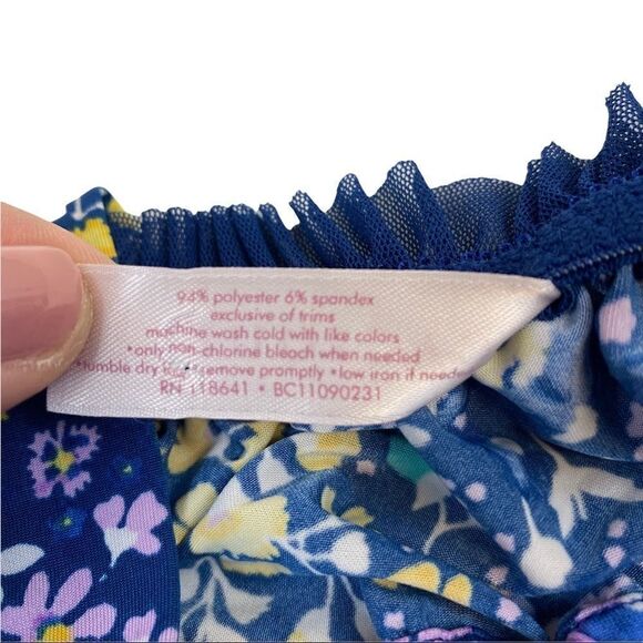 Cacique Plus Blue Floral Slip Dress Nightie Lingerie 18/20 Babydoll Tank top - Picture 5 of 9